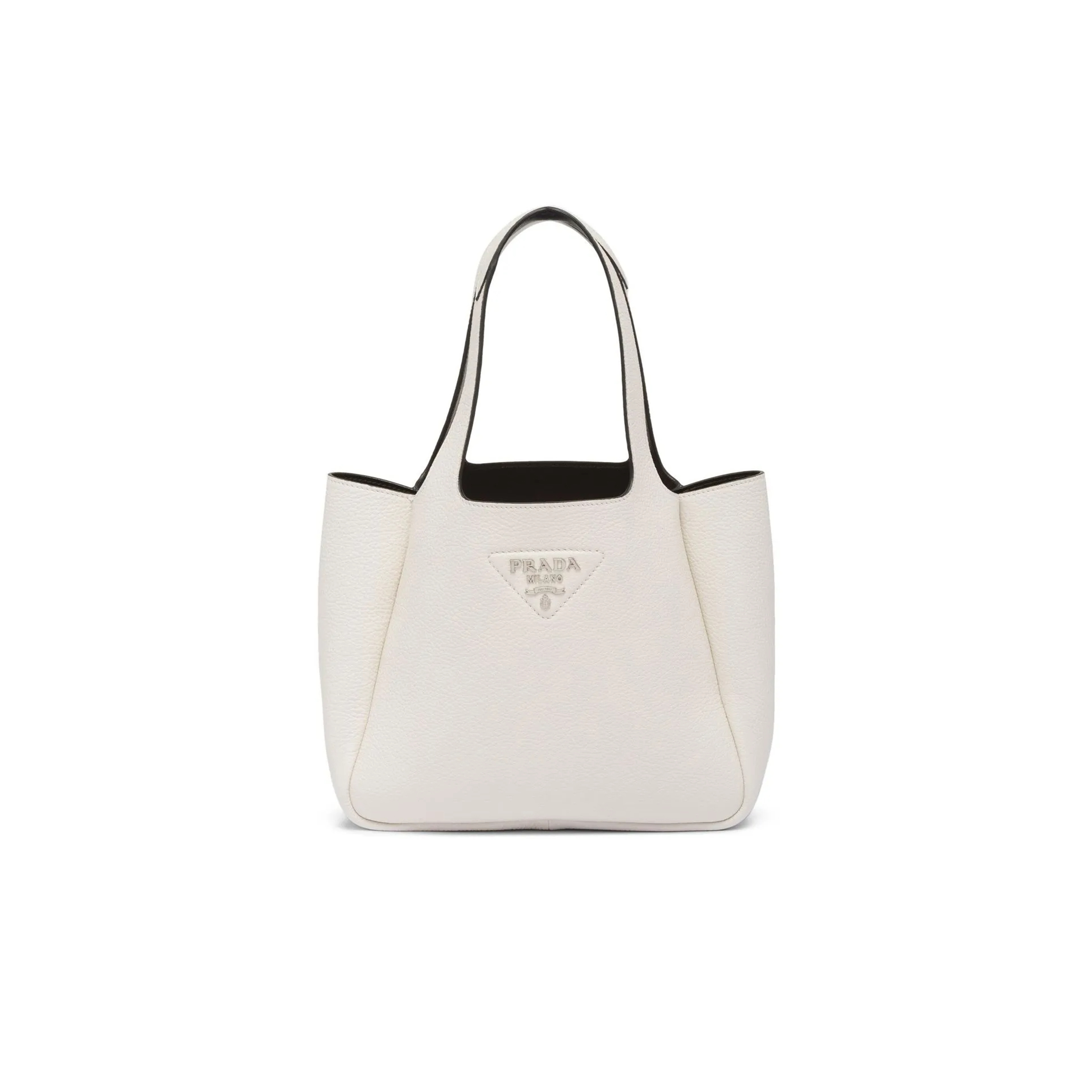 Pra*a small leather tote bag 1bg335 (25*21.5*14cm)